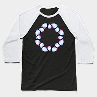 Red and blue flower Baseball T-Shirt